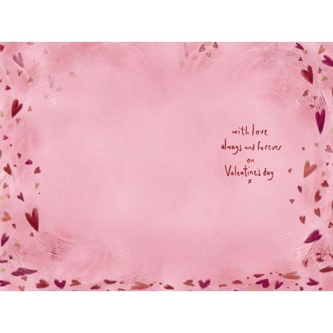 Wonderful Husband Softly Drawn Me to You Valentine's Day Card Extra Image 1